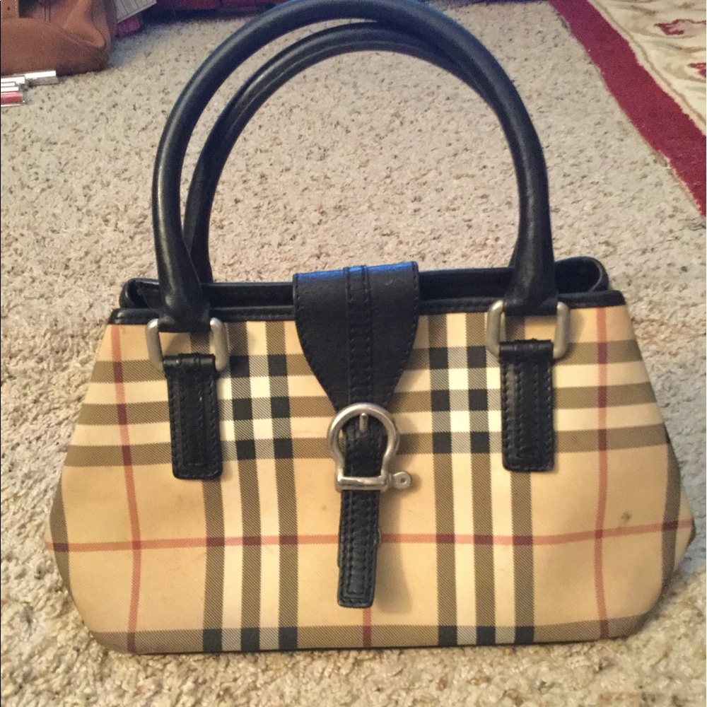 BURBERRY LONDON VINTAGE NOVA CHECK PURSE T-04-01